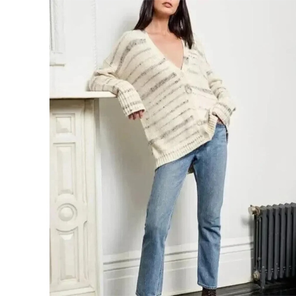 La Ligne Melange Martha Cardigan Sweater - Size Small